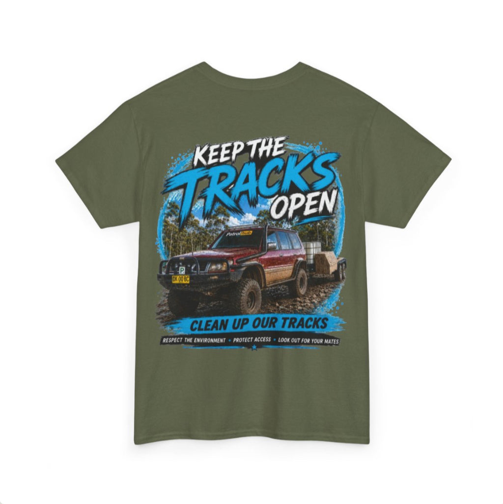Keep the tracks open T shirt