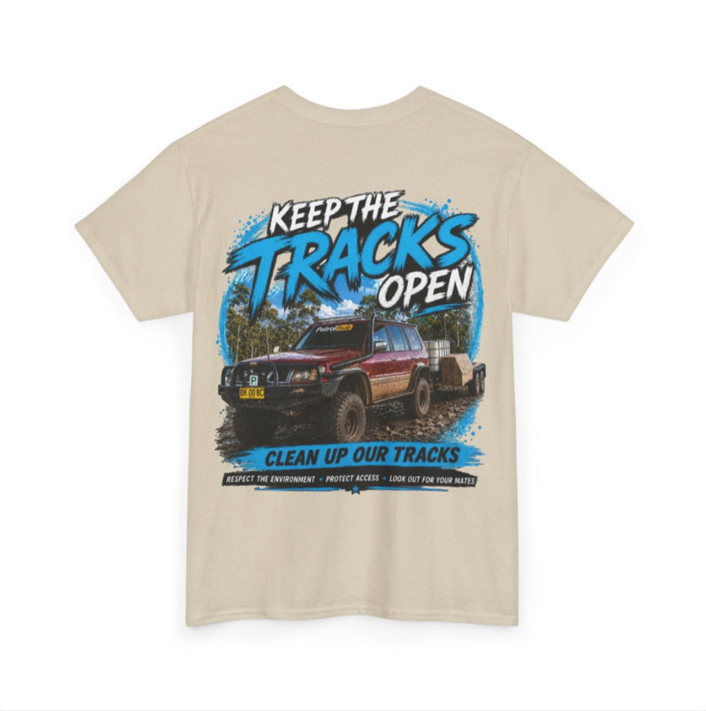 Keep the tracks open T shirt