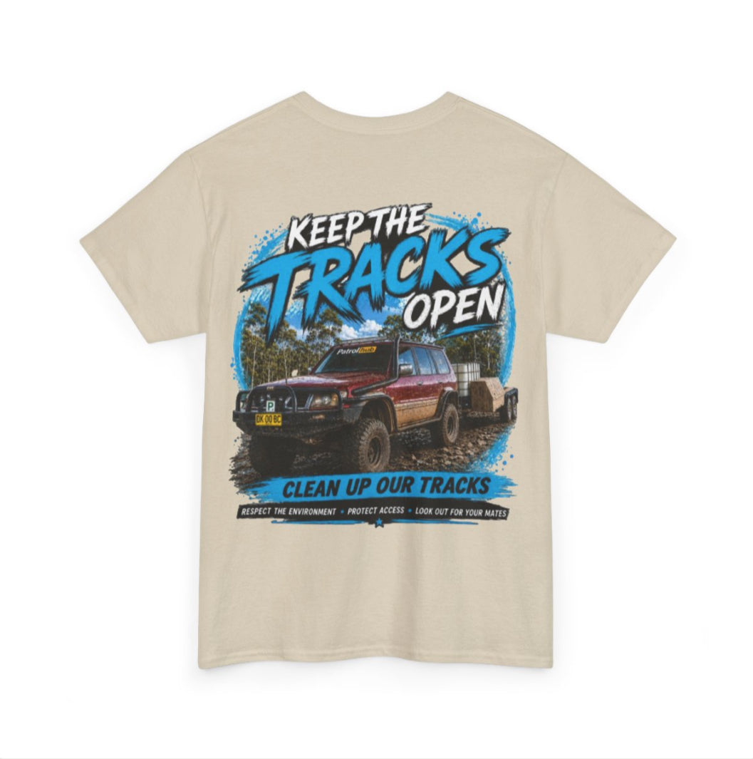 Keep the tracks open T shirt