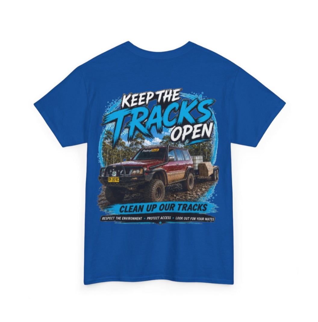 Keep the tracks open T shirt