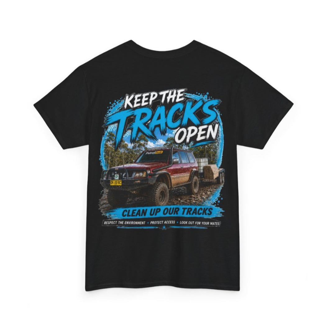 Keep the tracks open T shirt