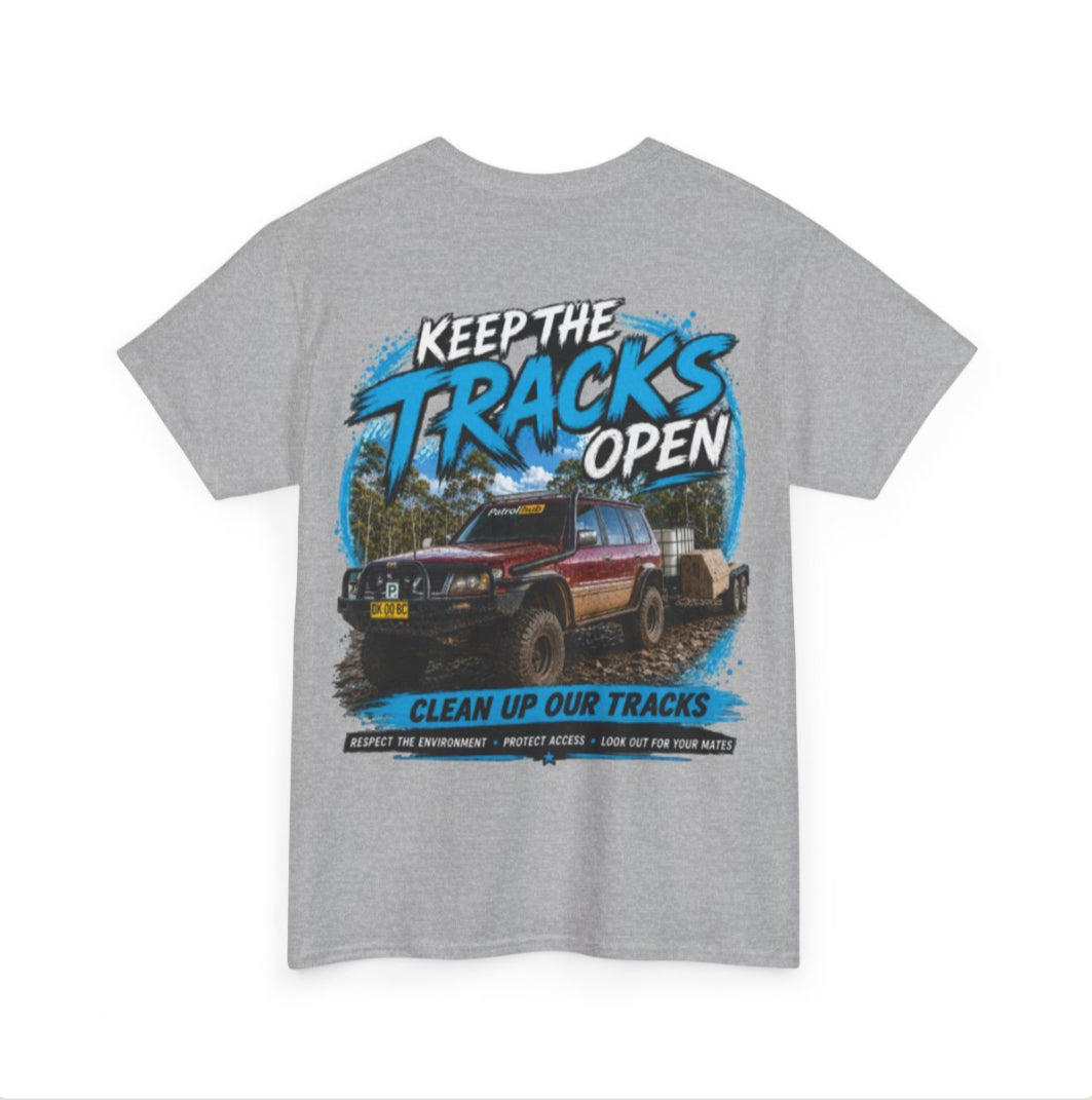 Keep the tracks open T shirt